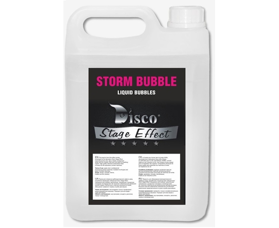 Жидкость для пузырей Disco Effect D-StB Storm Bubble, 5 л - 122204 за 371 грн. | 4Club