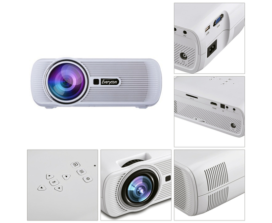 LED Видеопроектор Everycom X7s White