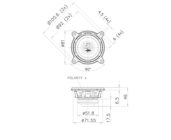 НЧ-динамик FaitalPRO 3FE22