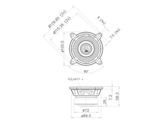 НЧ-динамик FaitalPRO 4FE35