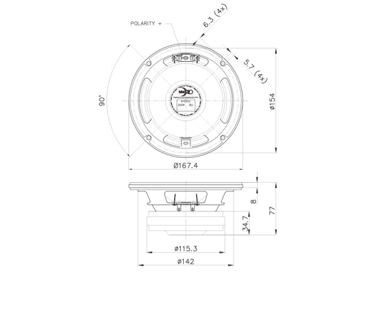 НЧ-динамик FaitalPRO 6FE200 - купить в Одессе, Киеве, Украине | Артикул ...