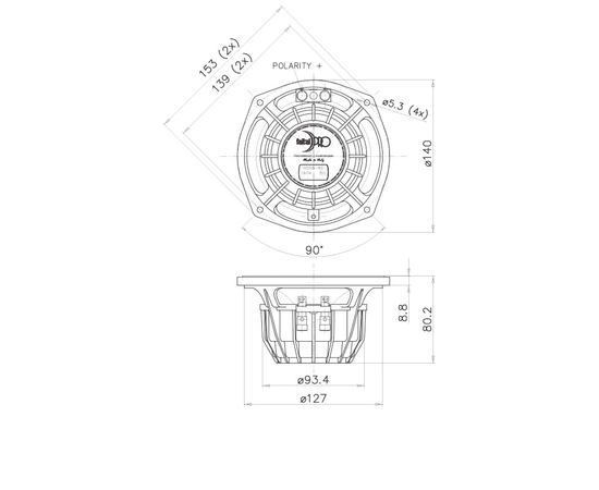 НЧ-динамик FaitalPRO M5N8-80
