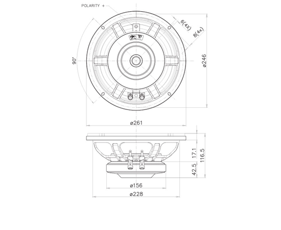 НЧ-динамик FaitalPRO 10RS350