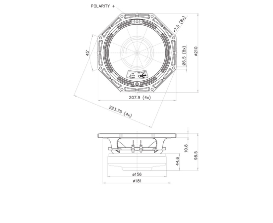 НЧ-динамик FaitalPRO 8PR155