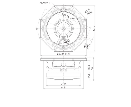 НЧ-динамик FaitalPRO 8RS250