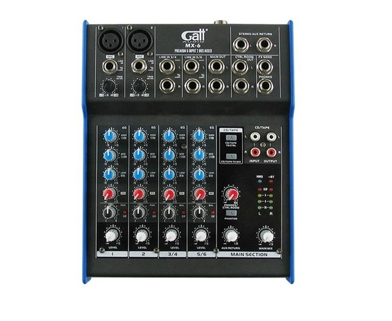 Микшерный пульт Gatt Audio MX-6