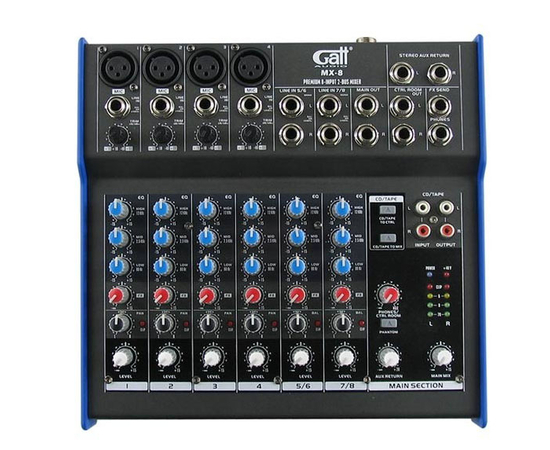 Микшерный пульт Gatt Audio MX-8