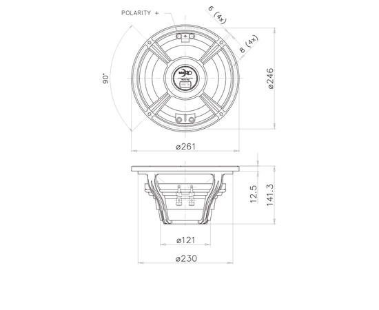 НЧ-динамик FaitalPRO 10HP1020