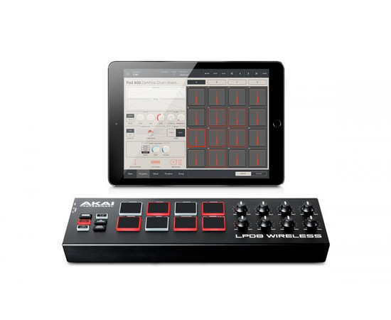 Портативный MIDI-контроллер AKAI LPD8 WIRELESS