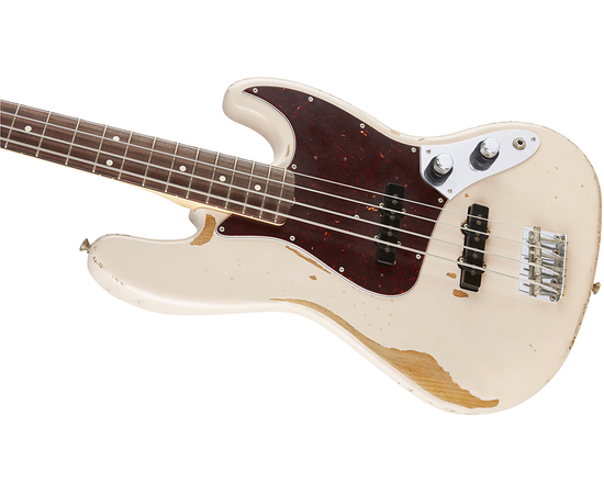 ​Бас-гитара FENDER FLEA JAZZ BASS RW ROADWORN SHELL PINK