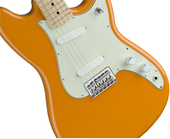 Электрогитара FENDER OFFSET DUO-SONIC MN CAPRI ORANGE