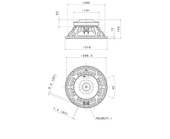 НЧ-динамик FaitalPRO 12FH530