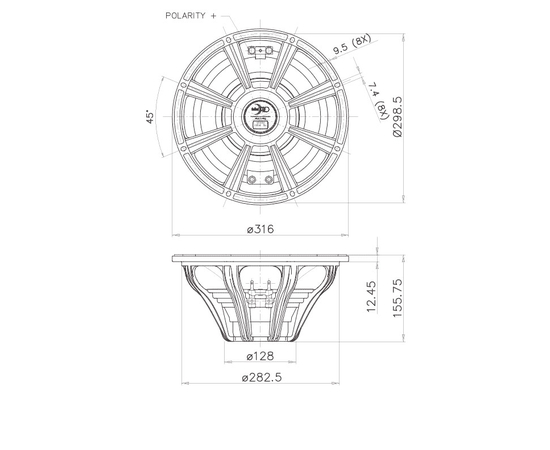 НЧ-динамик FaitalPRO 12FH500