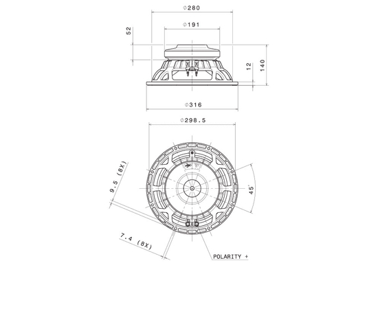 НЧ-динамик FaitalPRO 12FH510