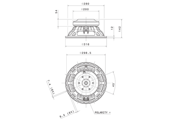 НЧ-динамик FaitalPRO 12HP1010