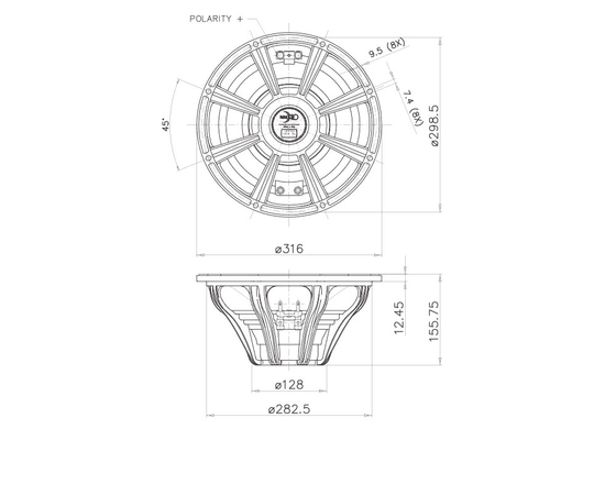 НЧ-динамик FaitalPRO 12HP1020