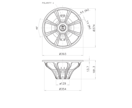 НЧ-динамик FaitalPRO 15FH520