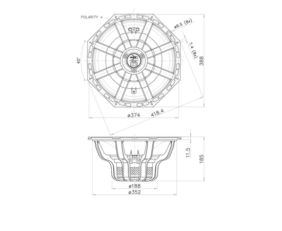 НЧ-динамик FaitalPRO 15FX560