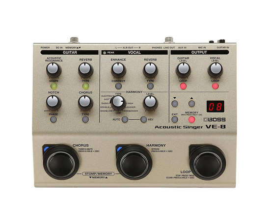 Вокальный процессор BOSS VE8