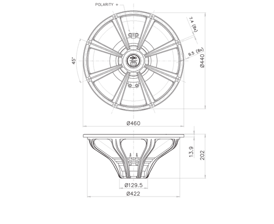 НЧ-динамик FaitalPRO 18FH500