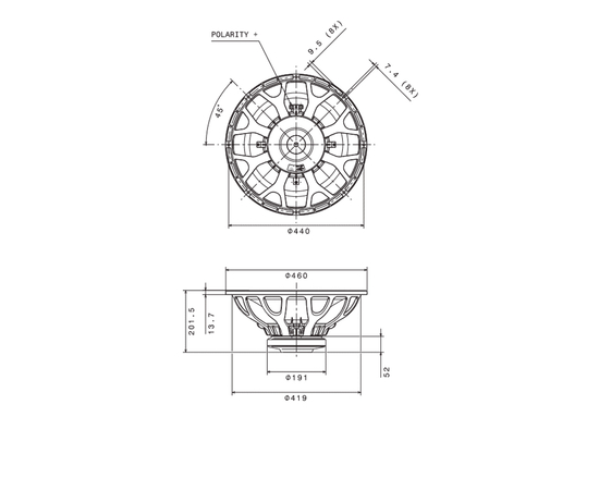 НЧ-динамик FaitalPRO 18FH510