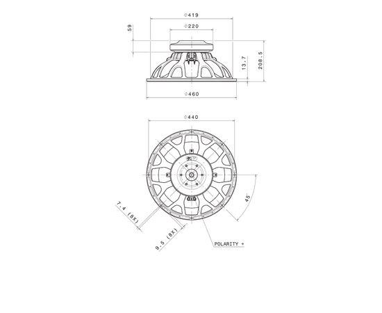 НЧ-динамик FaitalPRO 18HP1030