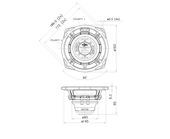 Коаксиальный динамик FaitalPRO 6HX150