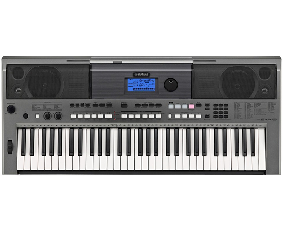 Синтезатор YAMAHA PSR-E443 (+блок питания+стойка+педаль сустейн)
