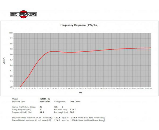Динамик B&C Speakers 12NBX100