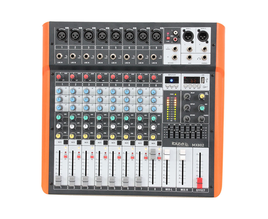 Микшерный пульт IBIZA MX802 - 125969 за 0 грн. | 4Club