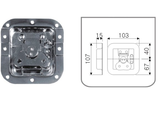 Замок "бабочка" POWERLIGHT CF-10A