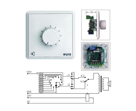 Регулятор громкости APART E-VOL20
