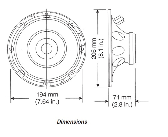 Потолочный громкоговоритель Electro-Voice 309-8A