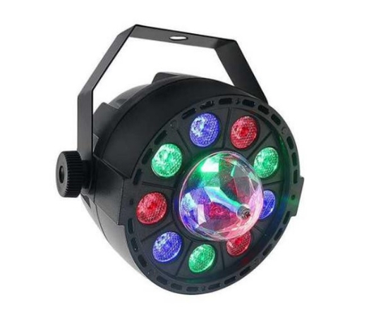 Пар New Light PL-99C Mini LED PAR LIGHT 9*1W with crystall ball - 127071 за 0 грн. | 4Club