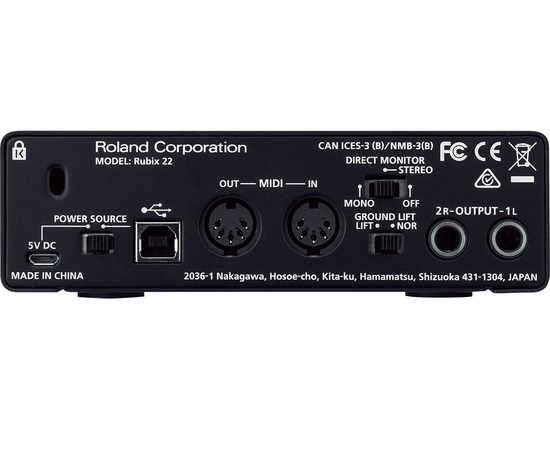 Аудиоинтерфейс ROLAND Rubix22