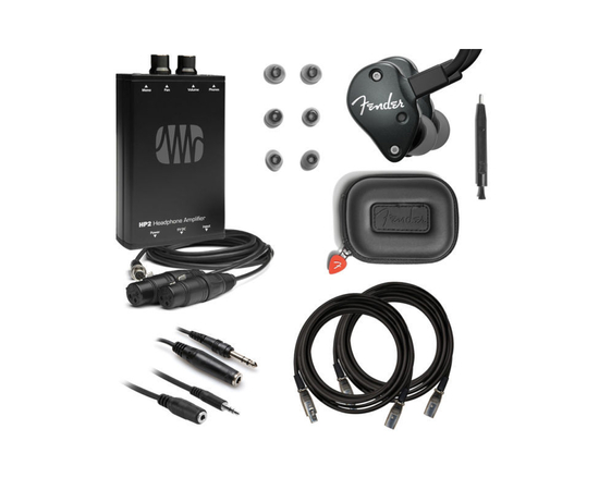 Ушные мониторы FENDER FXA2 IN-EAR MONITORS METALLIC BLACK