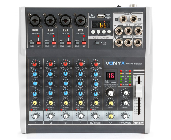 Микшерный пульт Vonyx VMM-K602