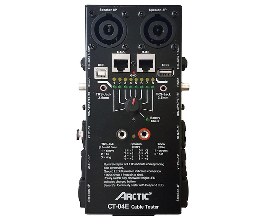 Кабельный тестер ARCTIC CT04E