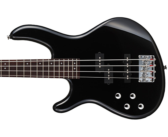 Левосторонняя бас-гитара CORT Action Plus LH BK