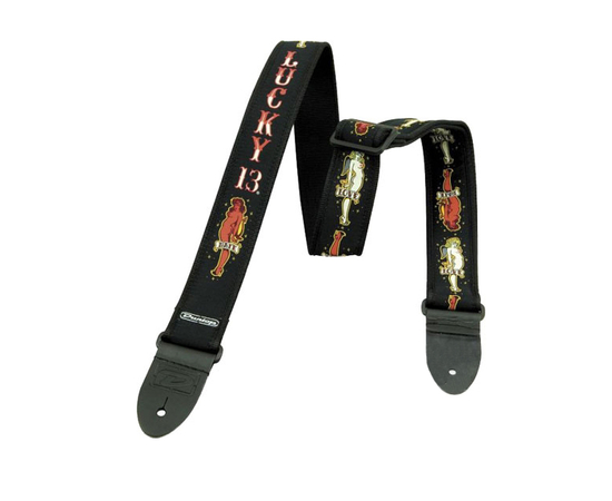 Ремень гитарный DUNLOP LUCKY13 LOVE/HATE D3823 LH - 129485 за 0 грн. | 4Club