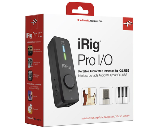 Мобильный аудио / MIDI-интерфейс IK MULTIMEDIA IRIG PRO IO