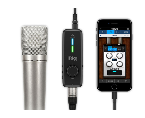 Мобильный аудио / MIDI-интерфейс IK MULTIMEDIA IRIG PRO IO