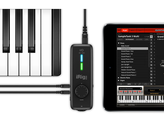 Мобильный аудио / MIDI-интерфейс IK MULTIMEDIA IRIG PRO IO