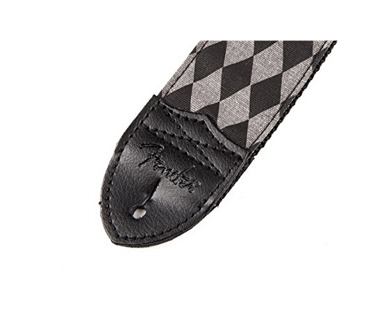 Гитарный ремень FENDER 2' NYLON DIAMOND STRAP BLACK/GREY