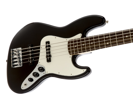 5-струнная бас-гитара FENDER STANDARD JAZZ BASS V PF BLK