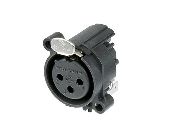 Профессиональный панельный разъем Neutrik NC3FAH1 - 130233 за 86 грн. | 4Club