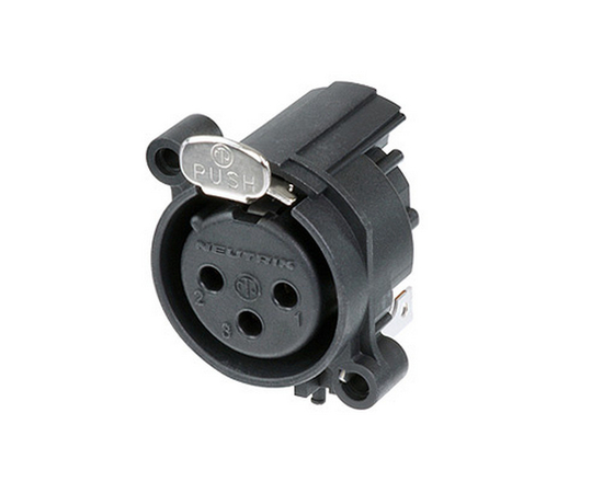 Профессиональный панельный разъем Neutrik NC3FAH2 - 130235 за 86 грн. | 4Club