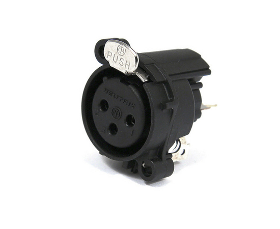 Профессиональный панельный разъем Neutrik NC3FAV1 - 130237 за 87 грн. | 4Club