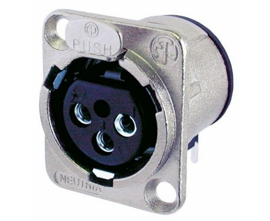 Панельное гнездо Neutrik NC3FD-H - 130249 за 0 грн. | 4Club