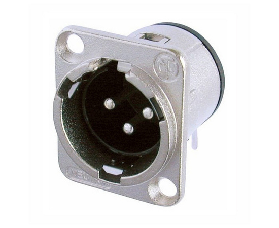 Панельный разъем Neutrik NC3MD-H - 130255 за 148 грн. | 4Club